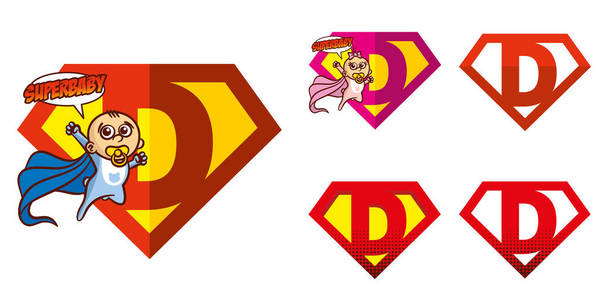 开心超人logo图片