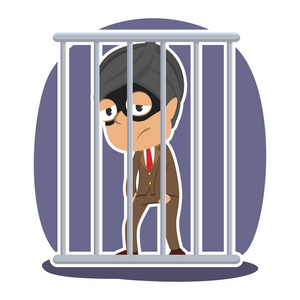 被关进监狱印度小偷商人被关进监狱照片