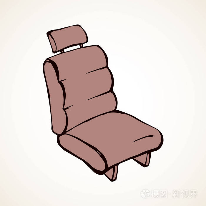 汽车座椅矢量绘图