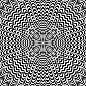 欧普艺术设计中的几何图案.