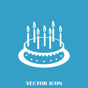 生日蛋糕大纲图标图片