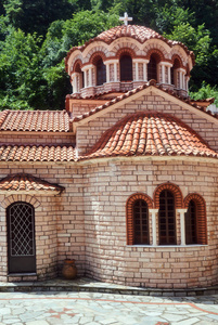 在圣迪米特里奥斯在希腊东正教修道院教堂