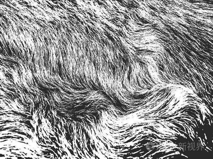 天然毛皮的苦恼叠加纹理