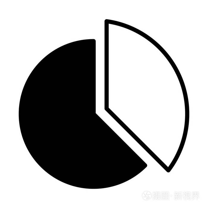 用于web,移动和信息的图示径向线图标, 矢量图示