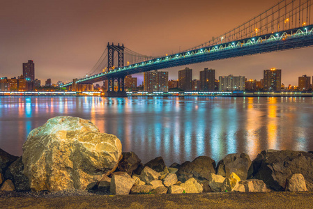 纽约夜景, 曼哈顿大桥