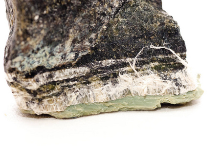 石棉纤维石棉,蛇纹石纤维照片