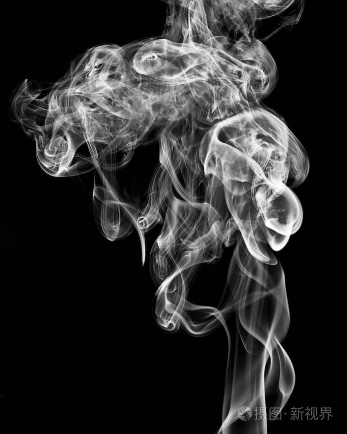 烟雾的优雅图案和形状