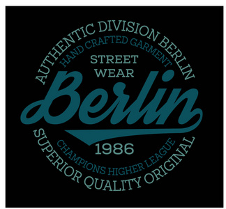 柏林体育 tshirt 设计