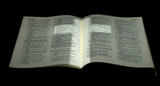 耶和华照片圣经上交叉叠加照片