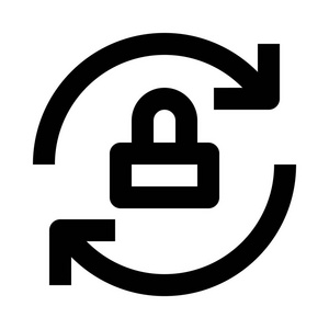 锁优化锁定 web 图标照片