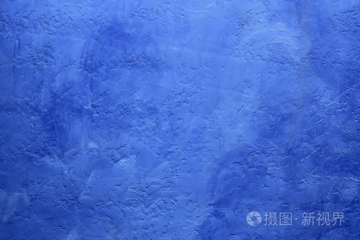 grunge蓝色彩绘的墙纹理背景