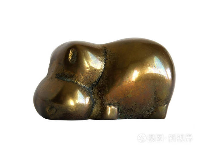古铜色小雕像