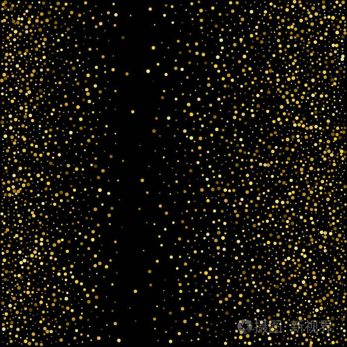 金色闪光背景波尔卡点矢量插图插画-正版商用图片02i5bk-摄图新视界