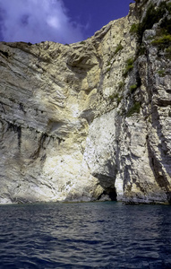 希腊海岸线扎金索斯岛岛