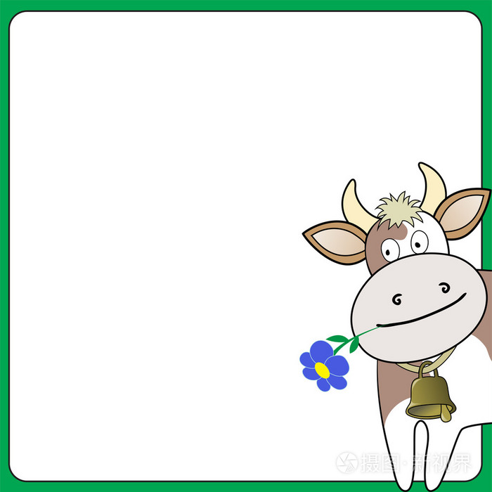 牛就一个白方块