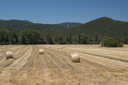 里蒂Lazio和特尔尼翁布里亚之间的乡村景观