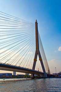 拉玛桥8跨过曼谷湄南潮法拉河