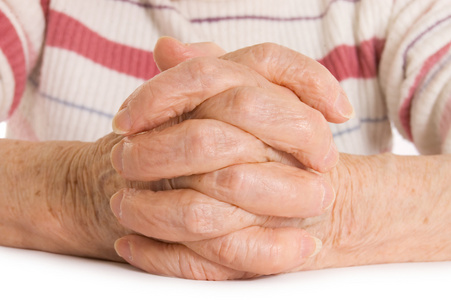 老人双手图片