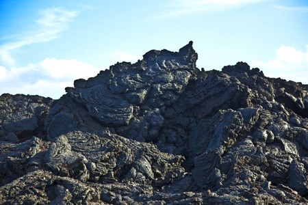 火山岩形成了美丽的结构