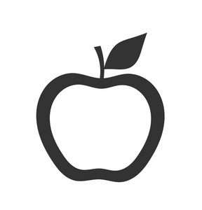 苹果形状图标