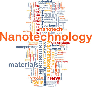纳米技术背景概念图片