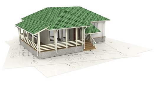 房屋图纸及其三维模型图片
