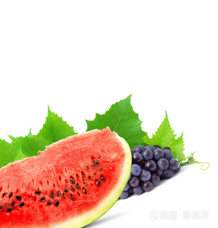 西瓜和葡萄