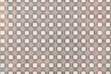 房子花纹墙图片