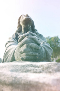 他祈祷耶稣基督向上帝祈祷的场景, 他的父亲照片