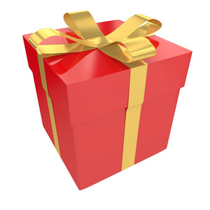 红色礼品盒照片