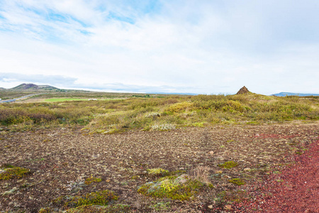 口附近的冰岛景观