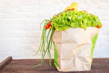 新鲜蔬菜纸塑复合袋图片