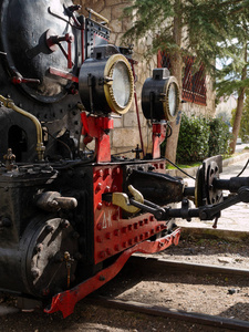 老式蒸汽动力火车