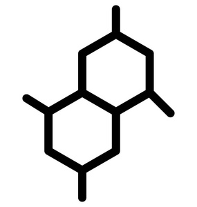 六边形矢量线图标