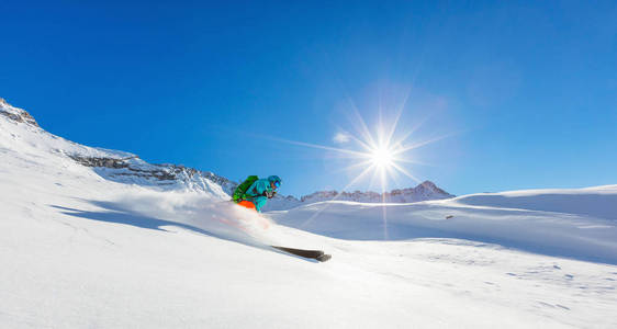 Freerider 滑雪下坡运行