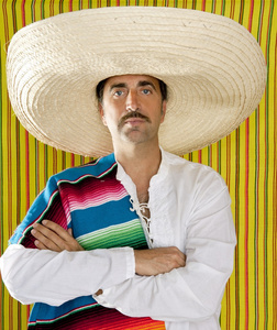 墨西哥胡子男，布列罗肖像衬衫