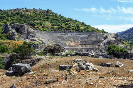 在以弗所 efes 土耳其，亚洲剧场 体育馆