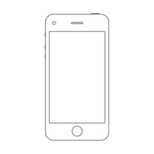 智能手机素描图标图片