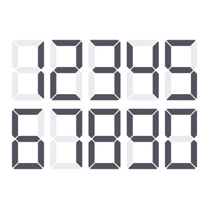 数字液晶字体图片-数字液晶字体素材-数字液晶字体插画-摄图新视界