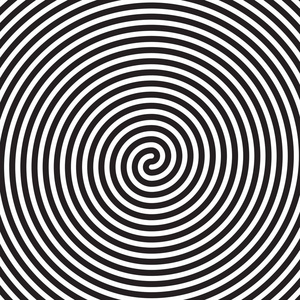 催眠的圈子抽象白色黑矢量螺旋漩涡光学幻觉模式背景照片