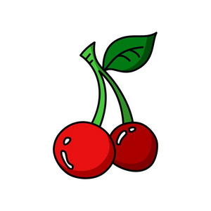 樱桃卡通图片