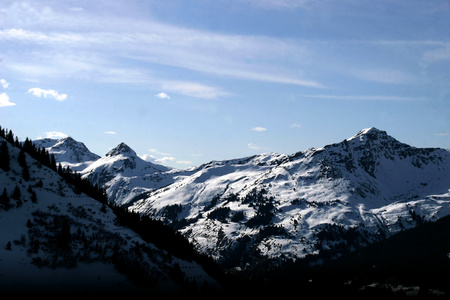 冬季山景