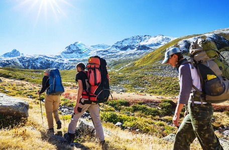 在土耳其东部的 Kackar 山脉徒步旅行, 秋季季节