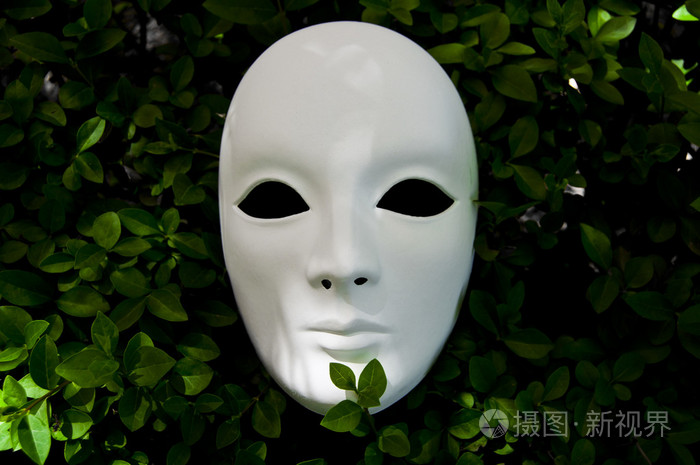 白色面具