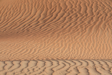 沙漠沙丘的抽象观