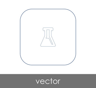 用于网页设计和应用的烧瓶图标