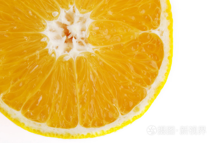 橙色细滑细节