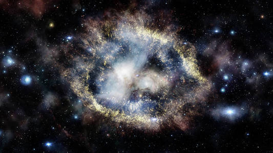 螺旋星云是位于水瓶座大型行星状星云.