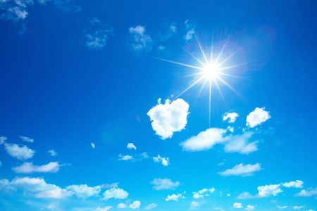 晴朗的天空背景蒙山云照片