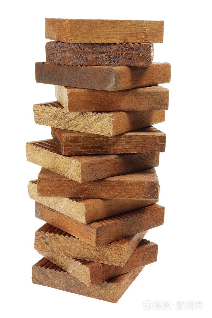 一堆木块